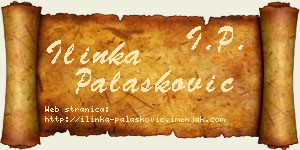 Ilinka Palasković vizit kartica